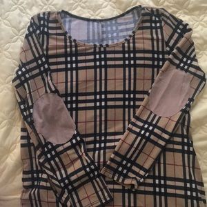 Plaid tunic